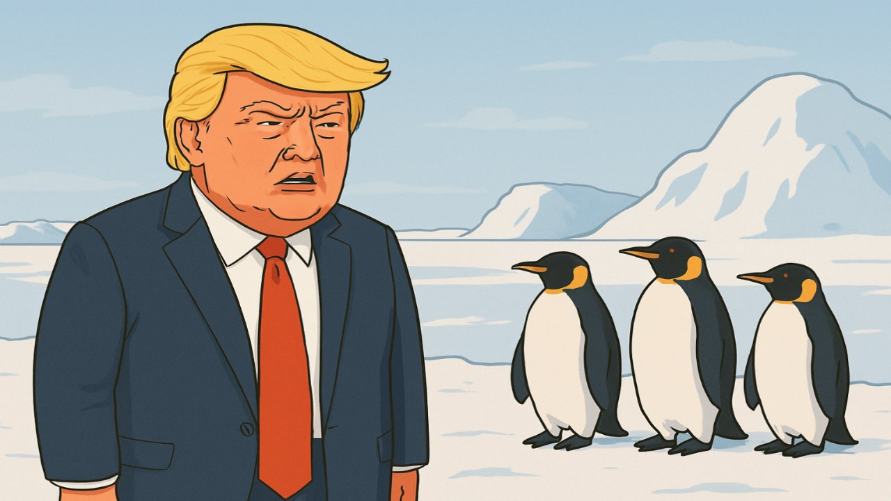 பென்குயின்கள் மாத்திரம் வசிக்கும் தீவுக்கும் ட்ரம்ப் வரி விதிப்பு!