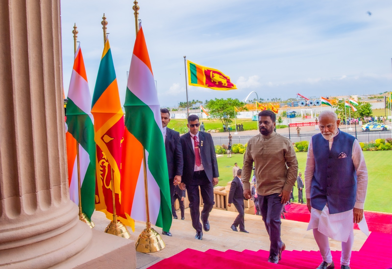 ஜனாதிபதி அலுலகத்தில் இந்தியப் பிரதமர்!