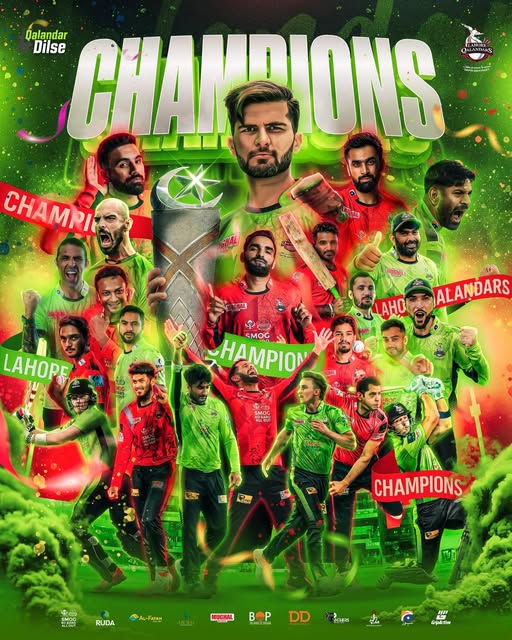 பாகிஸ்தான் சுப்பர் லீக் தொடரை 3வது முறையாக கைப்பற்றி அசத்தியது லாகூர் குலான்டர்ஸ்