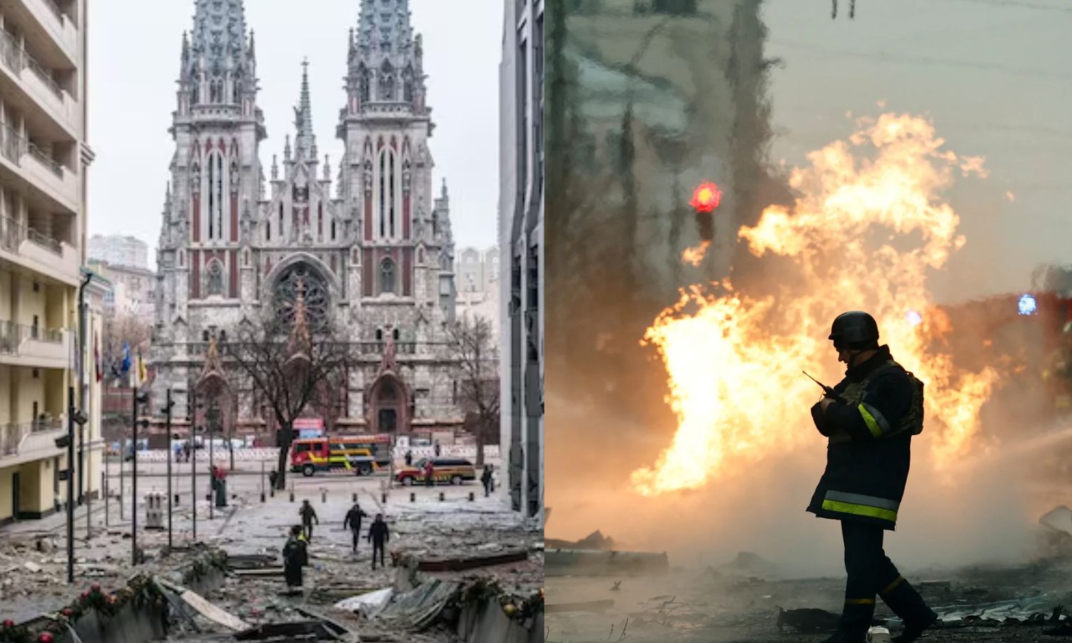 உக்ரைனின் தலைநகர் மீது ரஷ்யா ட்ரோன் தாக்குதல்!