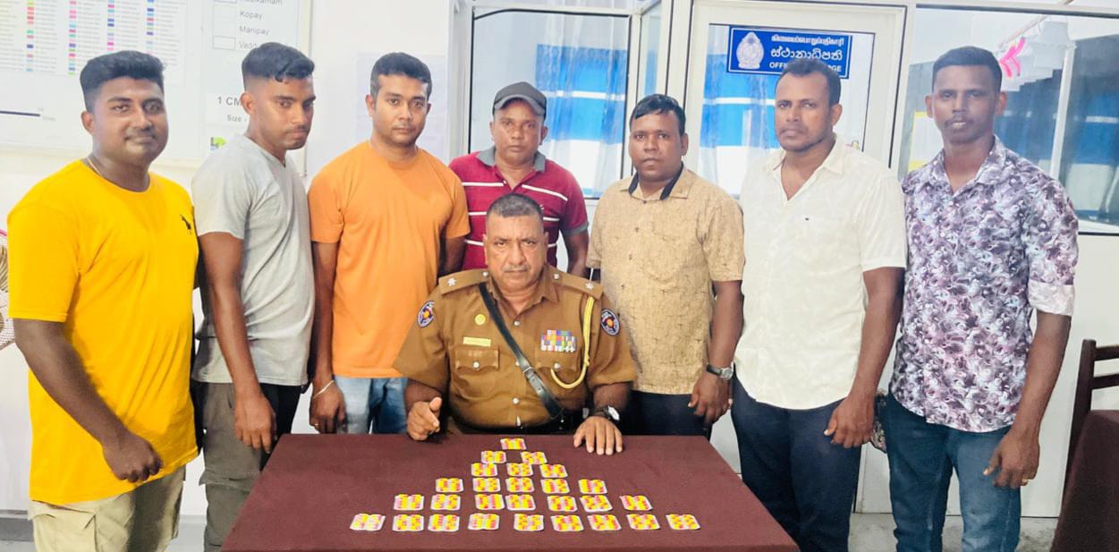 270 போதைமாத்திரைகளுடன் யாழில் இருவர் கைது!