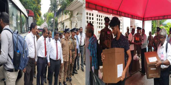 உள்ளூராட்சி தேர்தலுக்காக யாழ்ப்பாண மாவட்டத்திற்கு வாக்குப்பெட்டிக்கள் அனுப்பிவைப்பு!