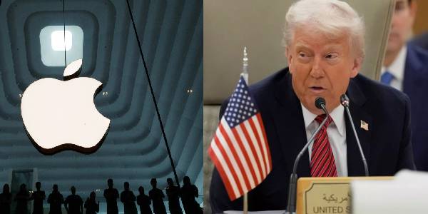 ஐபோன்களை அமெரிக்காவில் தயாரிக்கவிட்டால்  25% வரி விதிக்கப்படும் !  ட்ரம்ப் எச்சரிக்கை!