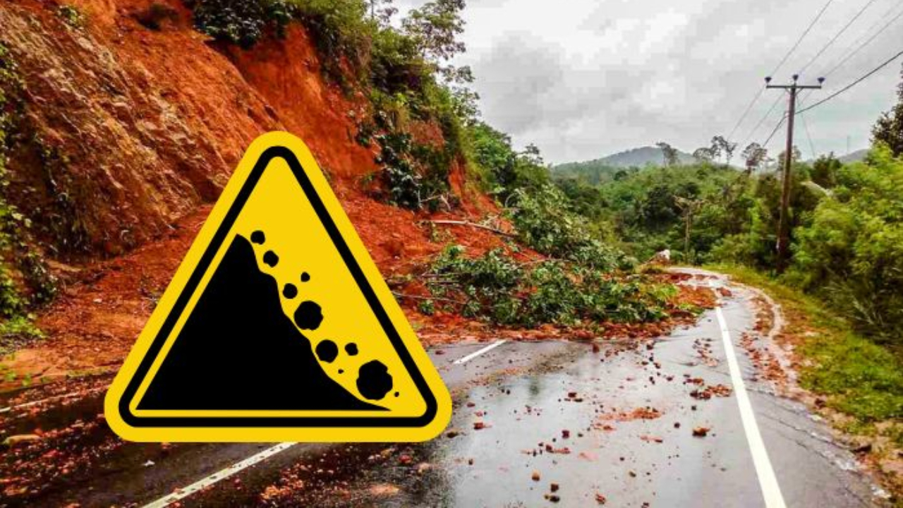 பல பகுதிகளுக்கு மண்சரிவு எச்சரிக்கை!