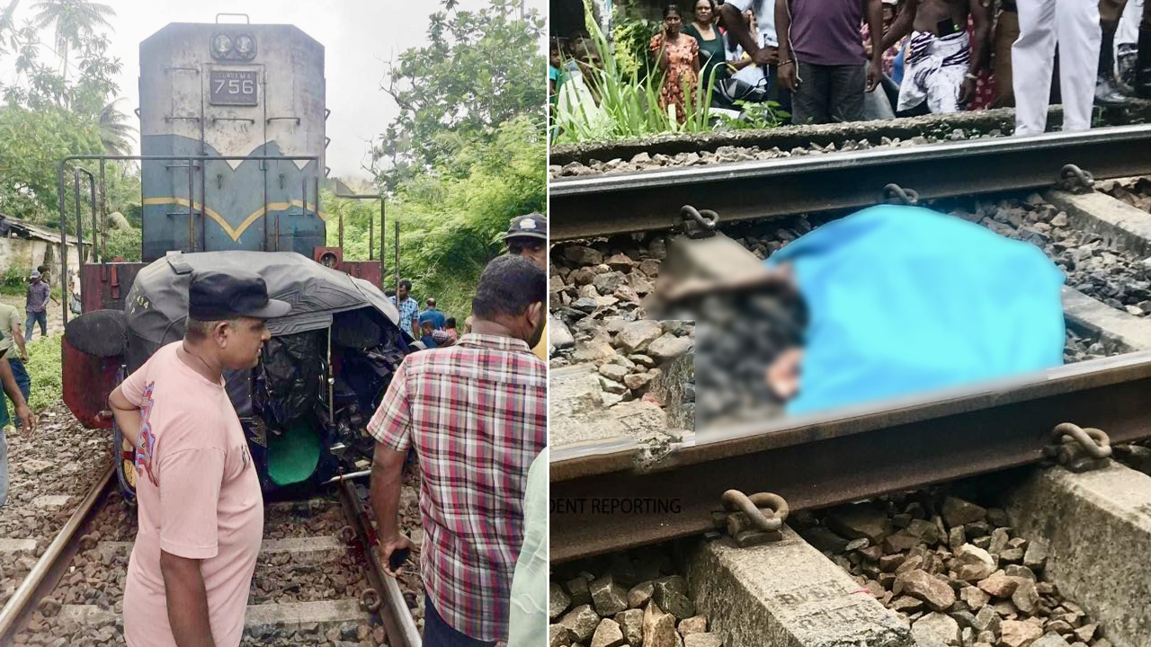 ரயிலுடன் முச்சக்கர வண்டி மோதி விபத்து; பெண்ணொருவர் உயிரிழப்பு!
