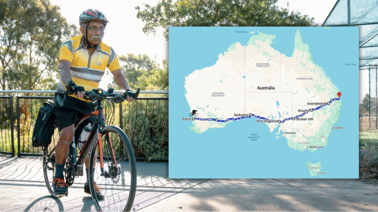 அவுஸ்திரேலியாவில் இலங்கையர் 5000 கி.மீ சைக்கிள் பயணம்!