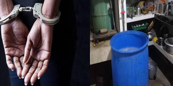 யாழில் வீடொன்றில் கசிப்பு உற்பத்தியில் ஈடுபட்டவர் கைது!