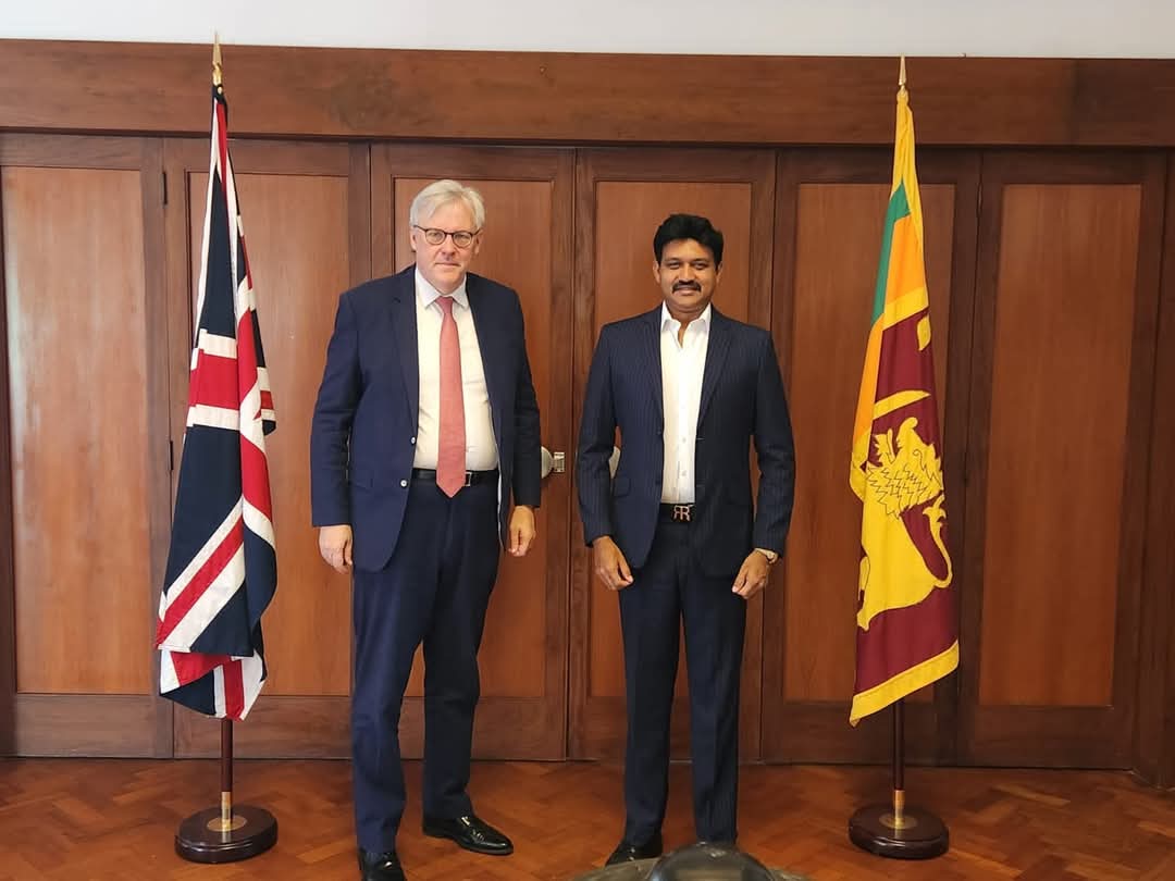 இலங்கைக்கான பிரிட்டிஷ் உயர்ஸ்தானிகருடன் செந்தில் தொண்டமான் சந்திப்பு!