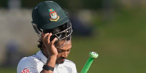 டெஸ்ட் அணித் தலைவர் பதவியிலிருந்து ஷன்டோ விலகிக்கொண்டுள்ளார்!