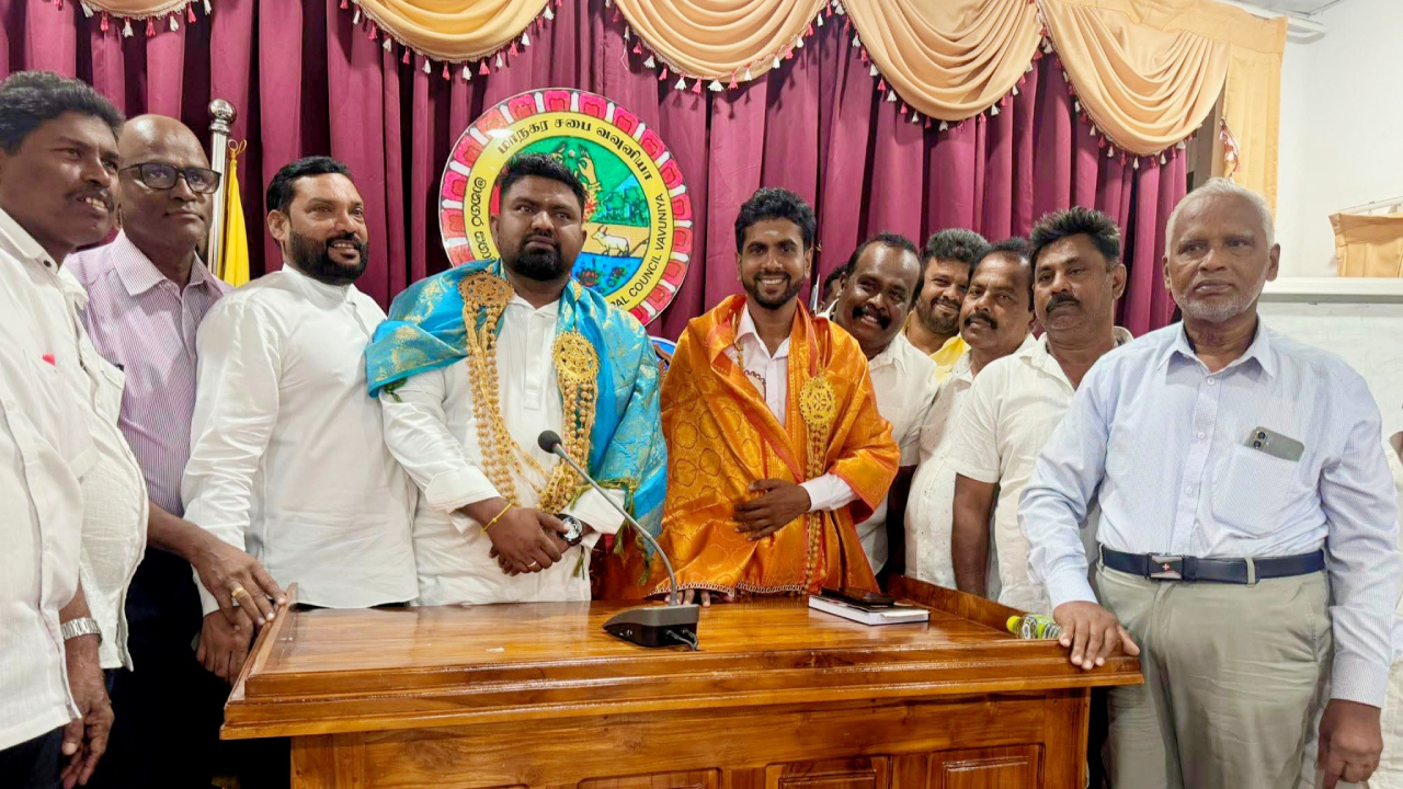 வவுனியா மாநகர சபை முதல்வராக காண்டீபன் தேர்வு!