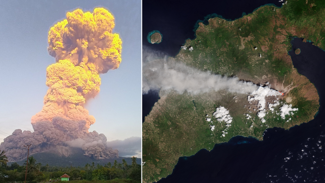 எரிமலை வெடிப்பால் இந்தோனேஷியாவில் எச்சரிக்கை நிலை!