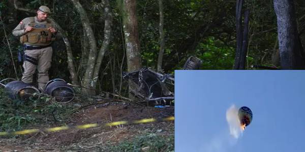 பிரேசில் எயார் பலூன் விபத்தில் 08பேர் உயிரிழப்பு!