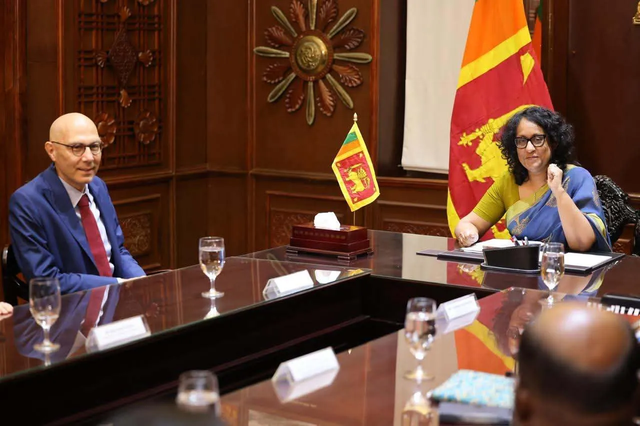 இலங்கை வந்துள்ள ஐ.நா.மனித உரிமைகள் உயர் ஸ்தானிகர் – பிரதமர் இடையே சந்திப்பு!