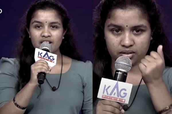 ஆடைகள் குறித்த விமர்சனங்களால் மன அழுத்தத்திற்கு உள்ளானேன்! -சரிகமபவில் இருந்து வெளியேறிய சினேகா!