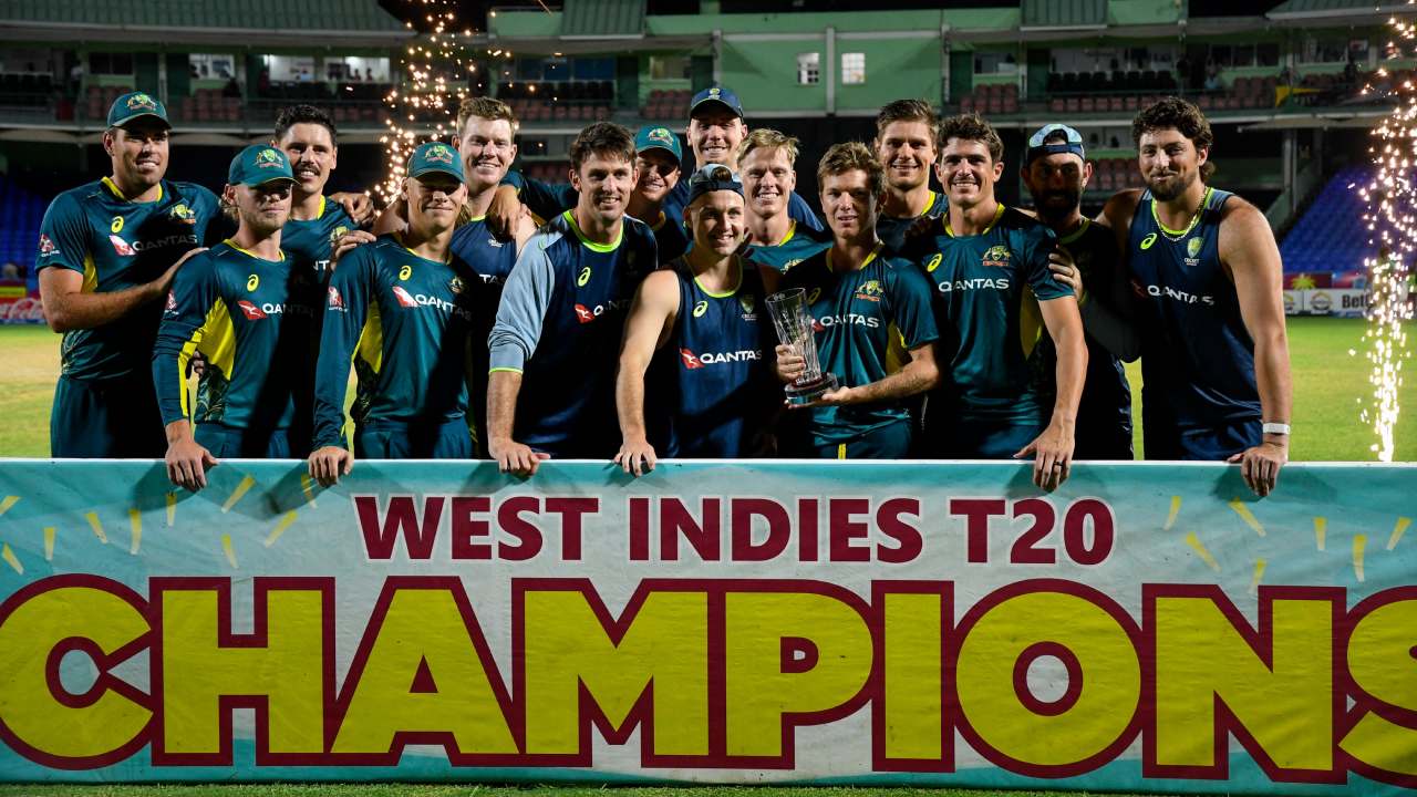 மே.இ.தீவுகளுடனான டி:20 தொடரை 5-0 என்ற கணக்கில் கைப்பற்றிய அவுஸ்திரேலியா!