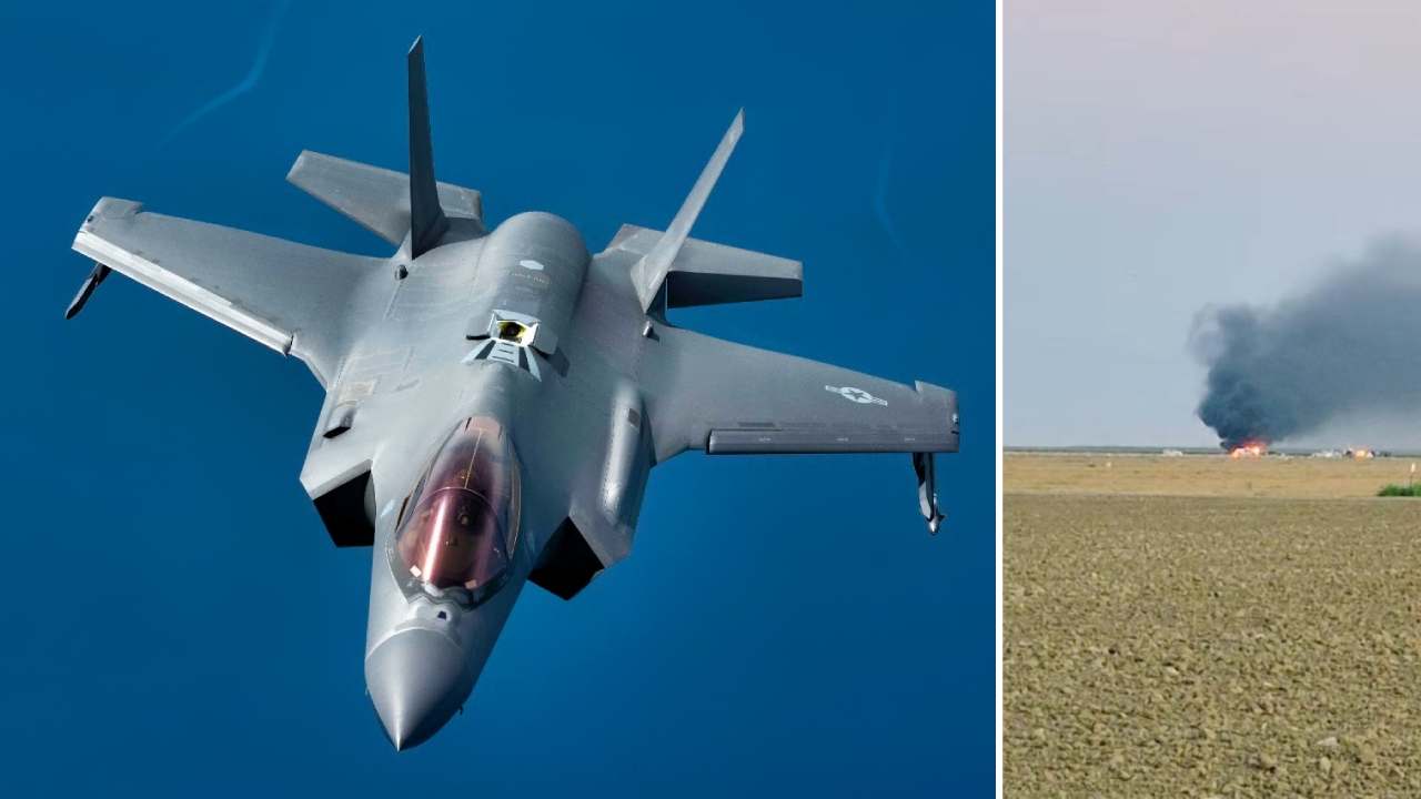 கலிபோர்னியாவில் அமெரிக்க போர் விமானம் விபத்து!