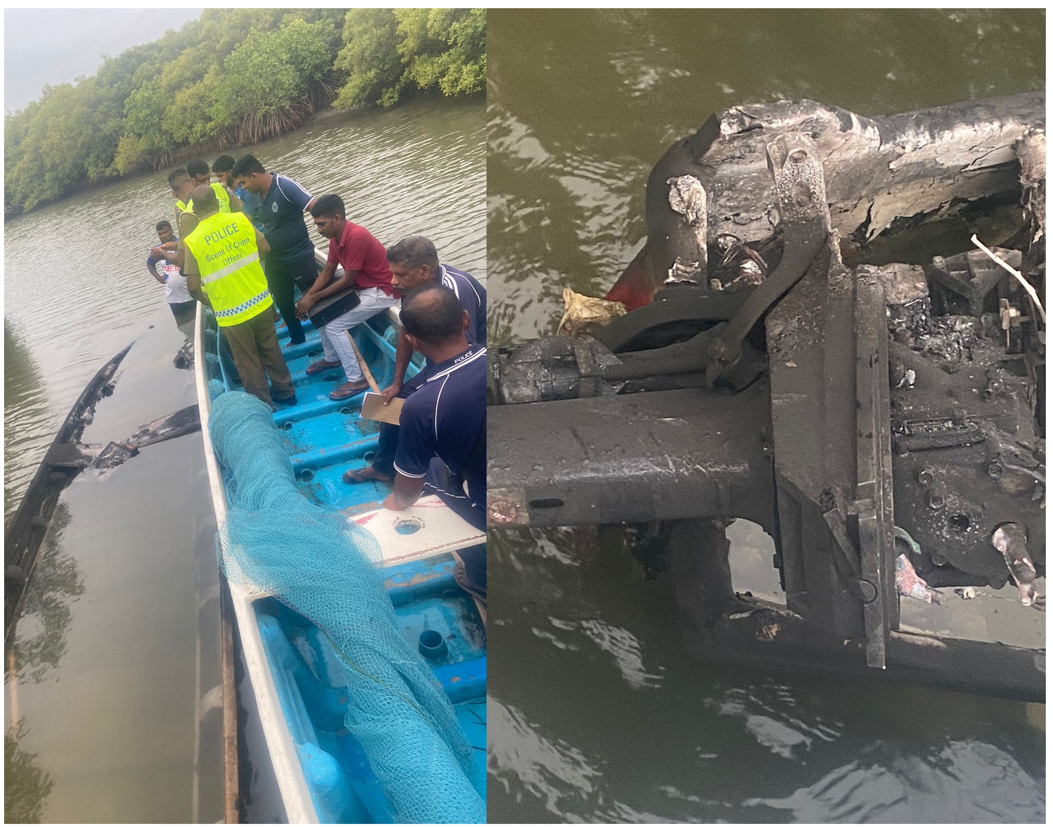 பல இலட்சம் ரூபாய் பெறுமதியான மீன் பிடி படகு தீக்கிரை!