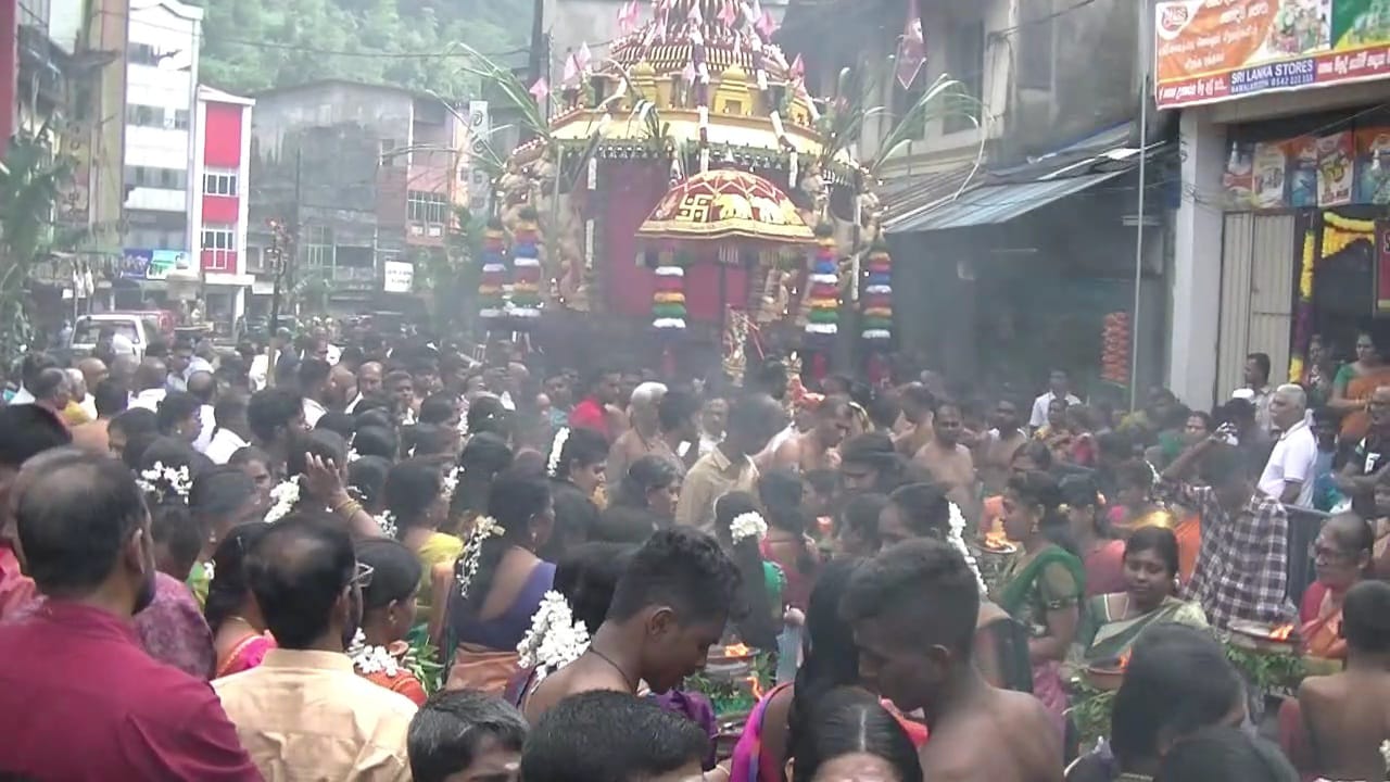 நாவலப்பிட்டி ஸ்ரீ கதிர்வேலாயுத ஸ்வாமி திருக்கோயில் வருடாந்த தேர் திருவிழா!