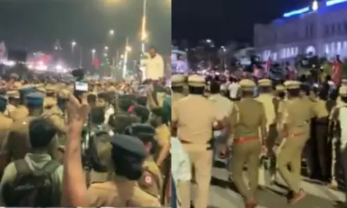 சென்னையில் தூய்மை பணியாளர்கள் போராட்டம் – 800க்கும் மேற்பட்டோர் கைது!