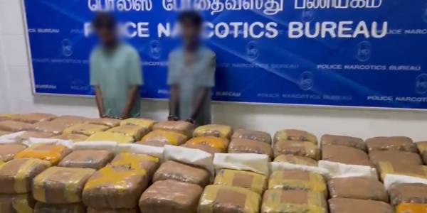 5 கோடி ரூபாவுக்கும் அதிக பெறுமதியுடைய கேரள கஞ்சாவுடன் இருவர் கைது!