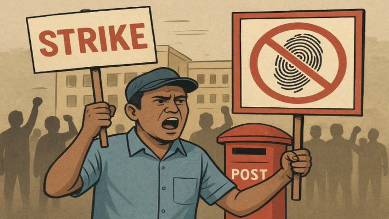 மத்திய தபால் பரிமாற்றத்திற்கு முன்பாக சத்தியாக்கிரகப் போராட்டம்!