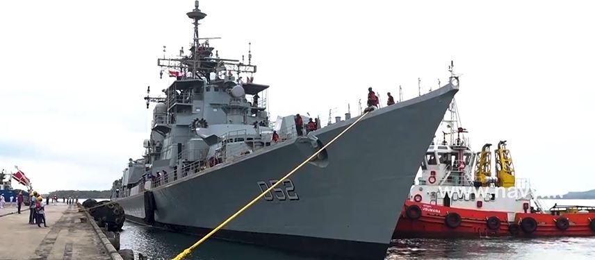 திருகோணமலை துறைமுகத்தை வந்தடைந்த ‘INS Rana‘
