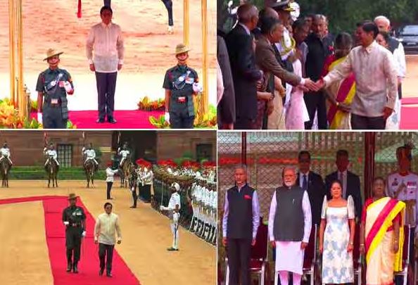 டெல்லியில் பிலிப்பைன்ஸ் ஜனாதிபதிக்கு  சிவப்பு கம்பள வரவேற்பு!