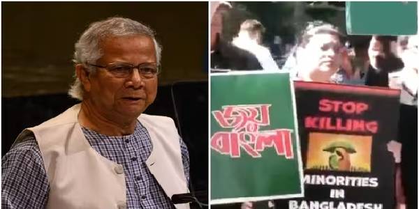 ஐக்கிய நாடுகள் சபைக்கு முன்பாக  பதற்றம்- பங்களாதேஷ் புலம்பெயர்ந்தோர் போராட்டம்!