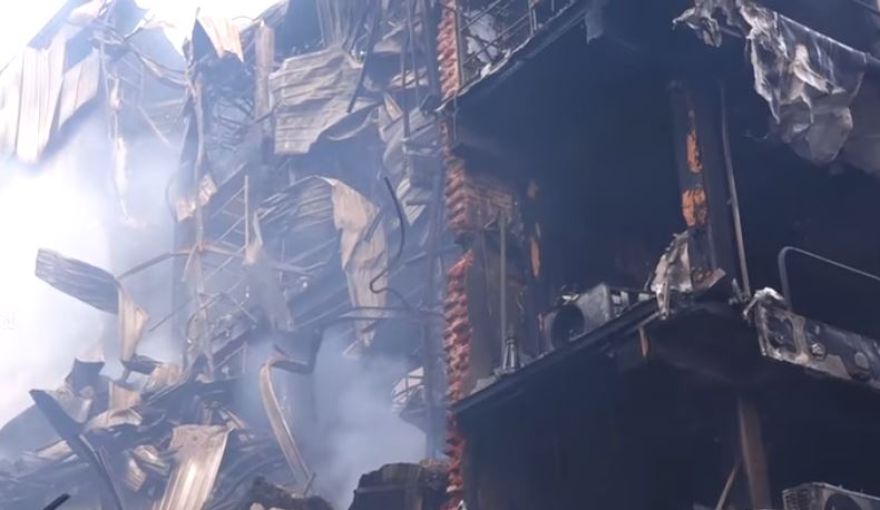 தீப்பரவல் ஏற்பட்ட புறக்கோட்டையில் இன்று பதிவான காட்சி!