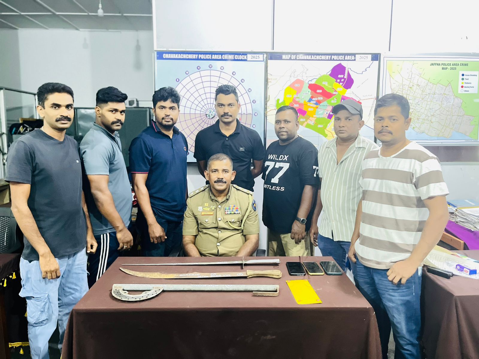 வடக்கில் பல்வேறு குற்றச்செயல்களுடன் தொடர்புடைய சந்தேகநபர் கைது!