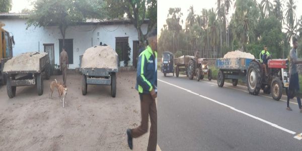 சட்டவிரோத மண் அகழ்வில் ஈடுப்பட்ட உழவு இயந்திரம் பொலிஸாரால் பறிமுதல்!