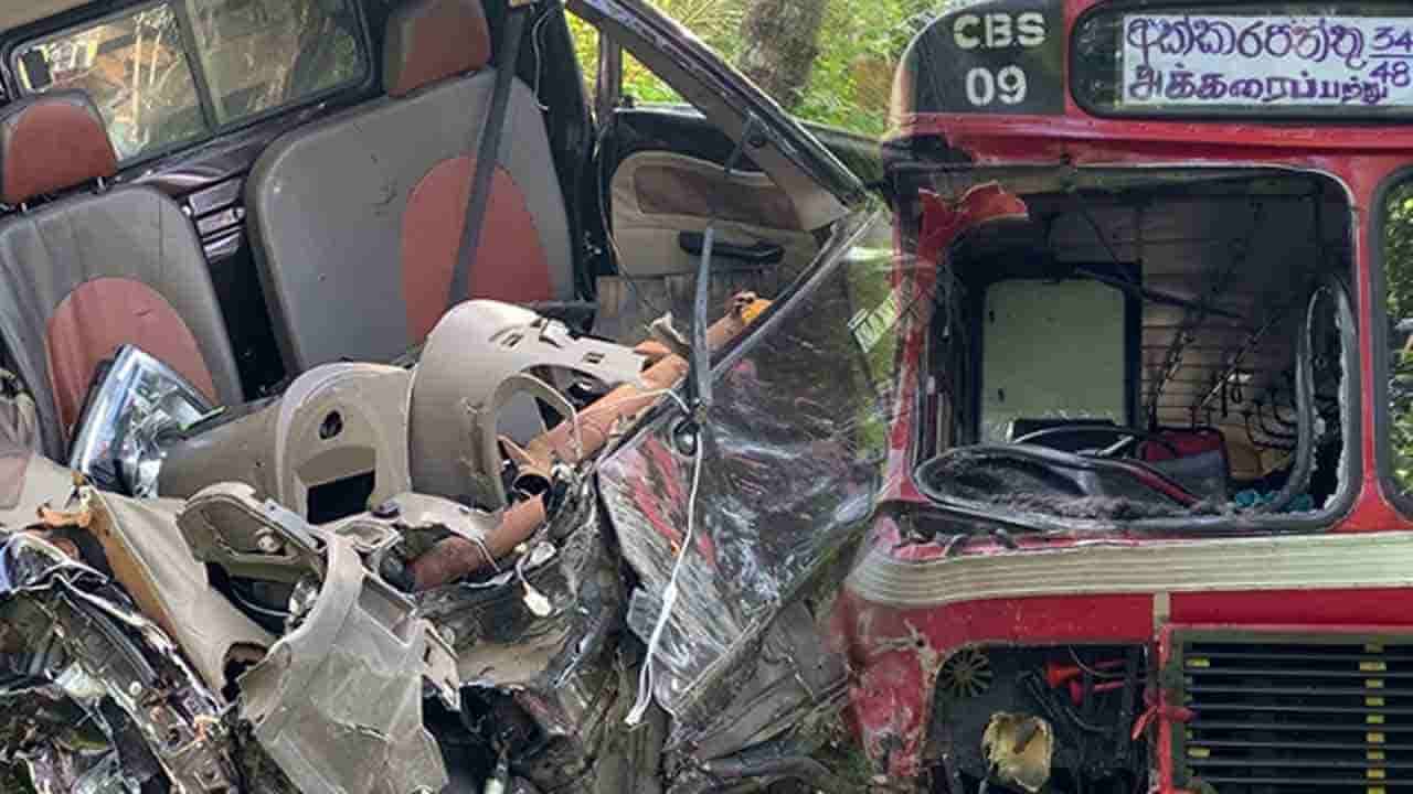 பேருந்து – லொறி மோதி விபத்து! மூவர் உயிரிழப்பு!