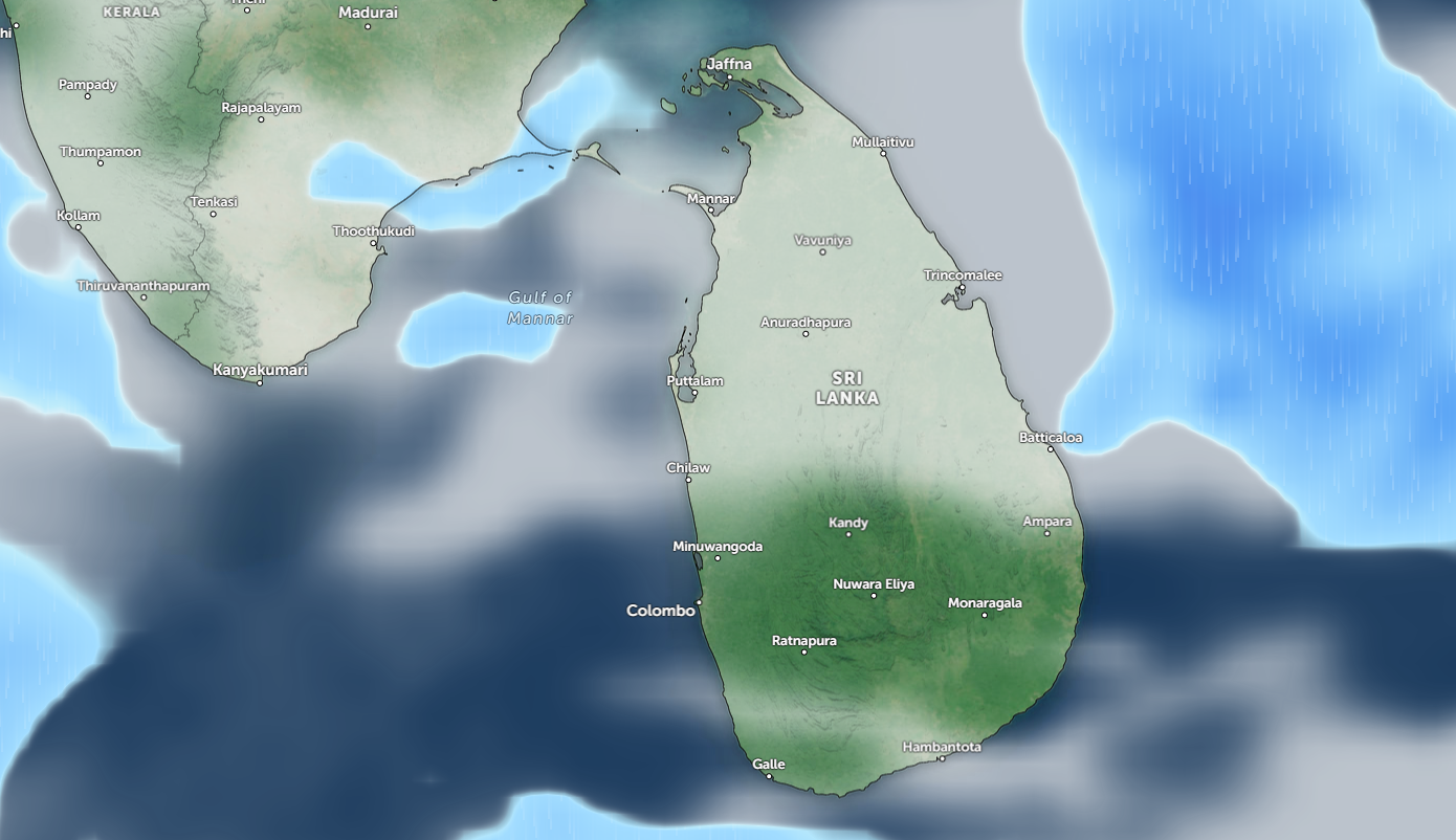 பல இடங்களில் இடியுடன் கூடிய மழைக்கான சாத்தியம்!