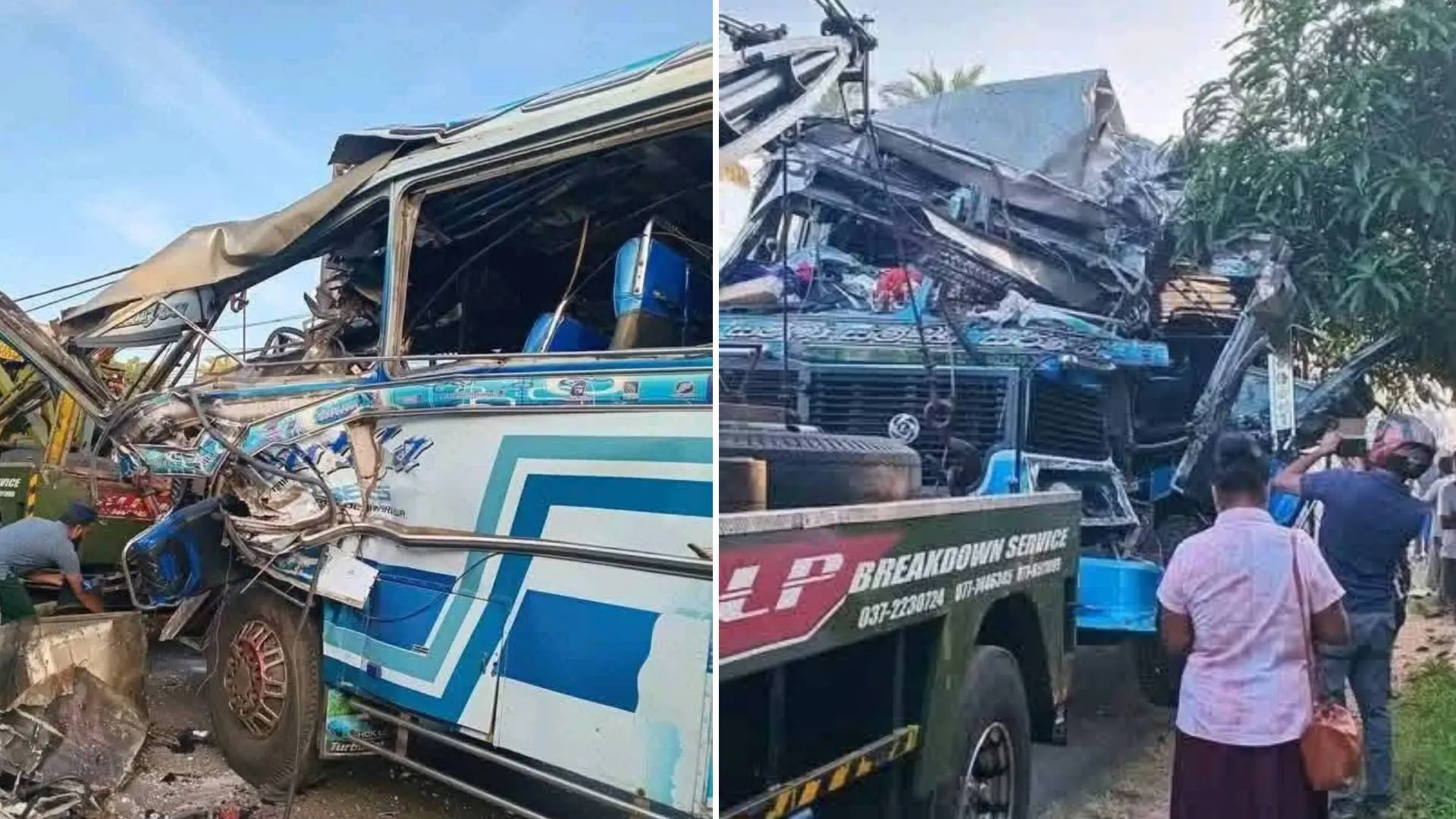 கதுருவெல – கொழும்பு தனியார் பேரூந்து விபத்து! நால்வர் உயிரிழப்பு- 26 பேர் காயம்!