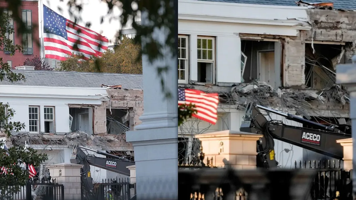 டொனால்ட் ட்ரம்பின் ஆசைப்படி இடிக்கப்படும் வெள்ளைமாளிகை!