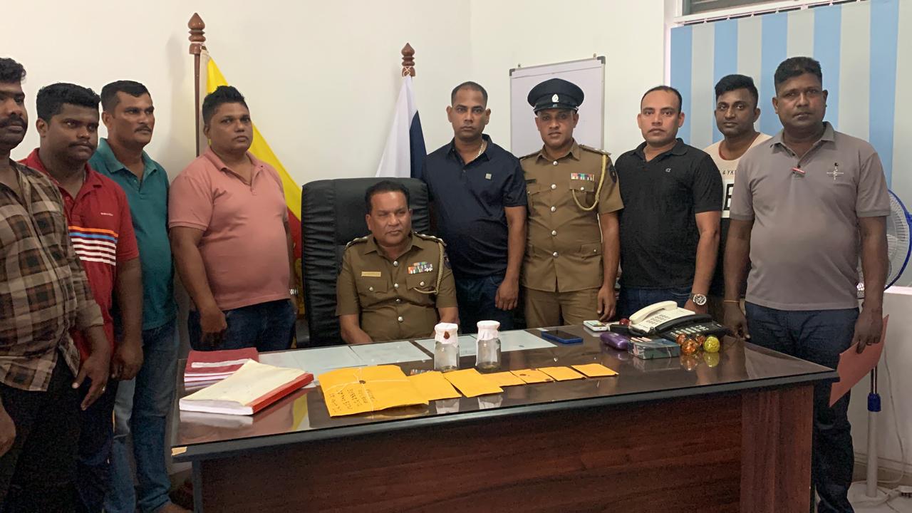 யாழ்ப்பாணத்தில் ஐஸ் போதைப்பொருளுடன் 6 பேர் கைது!