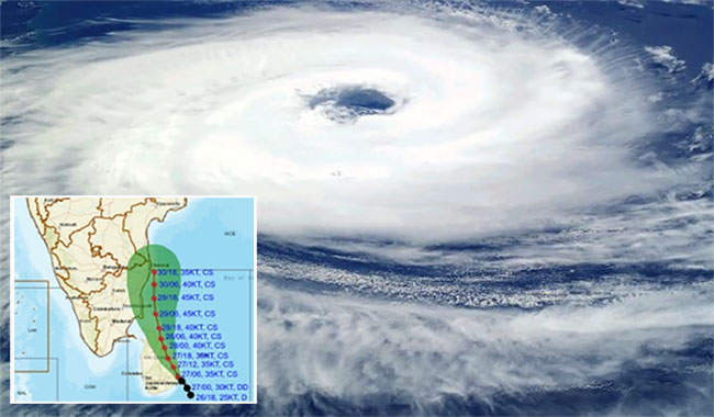 இலங்கைக்கு அருகில் உருவானது புயல்!