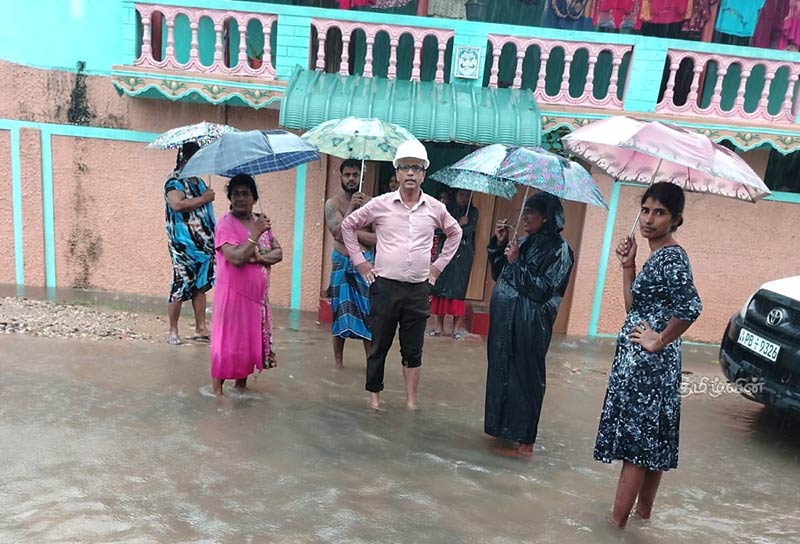 யாழில் தொடரும் மழை-அதிகூடிய மழை வீழ்ச்சி யாழ்ப்பாணத்தில் பதிவு!