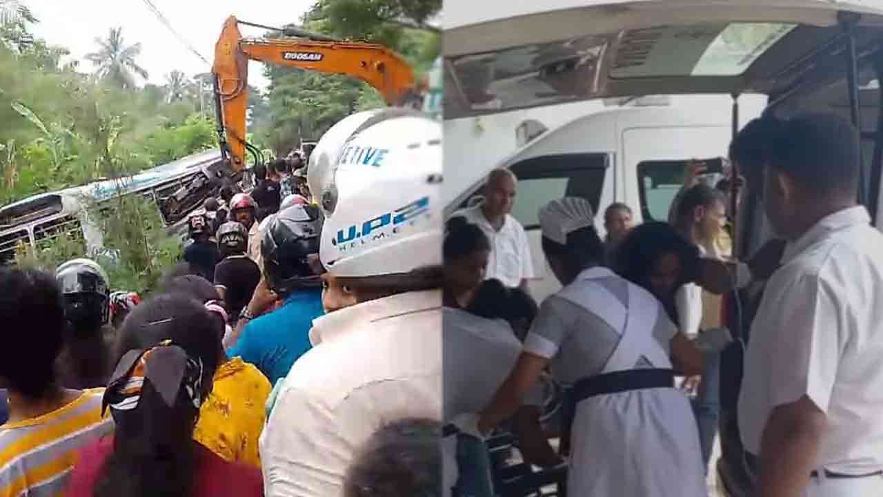 அநுராதபுரம் பகுதியில் பேருந்து விபத்து – ஒருவர் உயிரிழப்பு- 40 பேர் படுகாயம்!