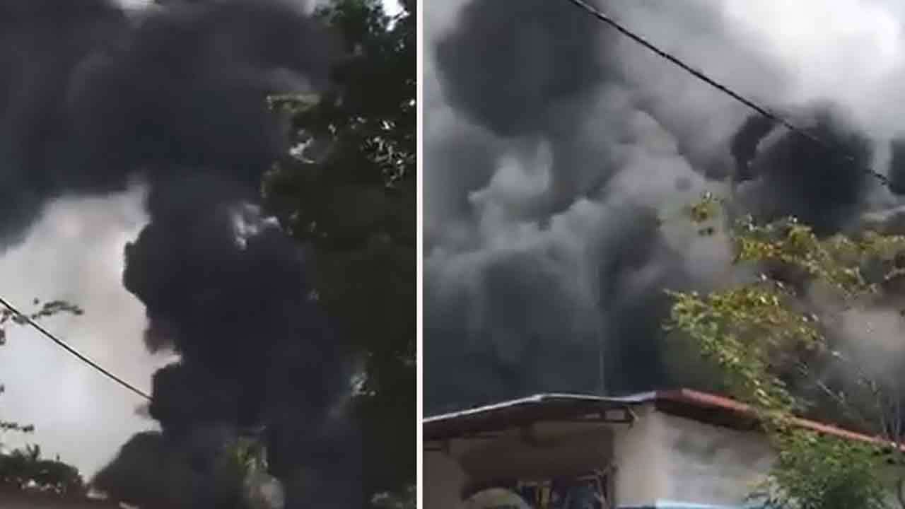 திவுலப்பிட்டிய பகுதியில் தொழிற்சாலையில் தீ விபத்து!