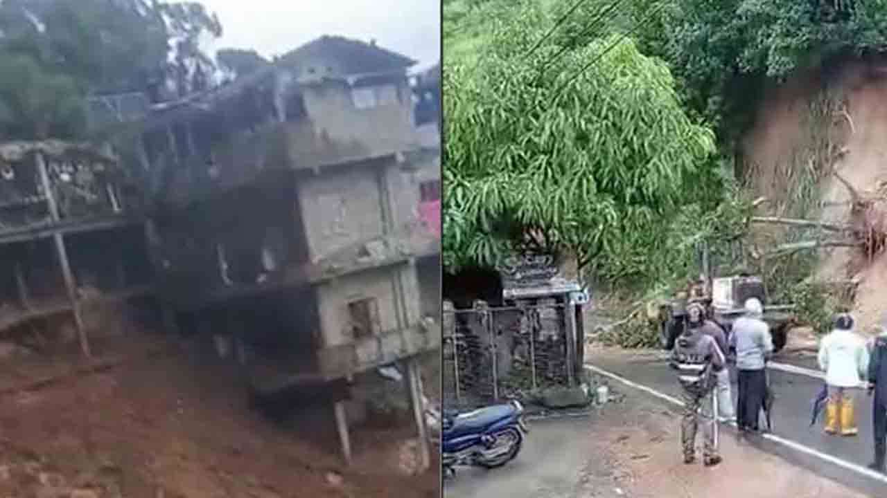 வெலிமடை – நுவரெலியா பிரதான வீதியில் சரிந்த மண்மேடு-  அகற்ற சென்றவர்கழும் மண்சரிவில் சிக்கியுள்ளனர்!