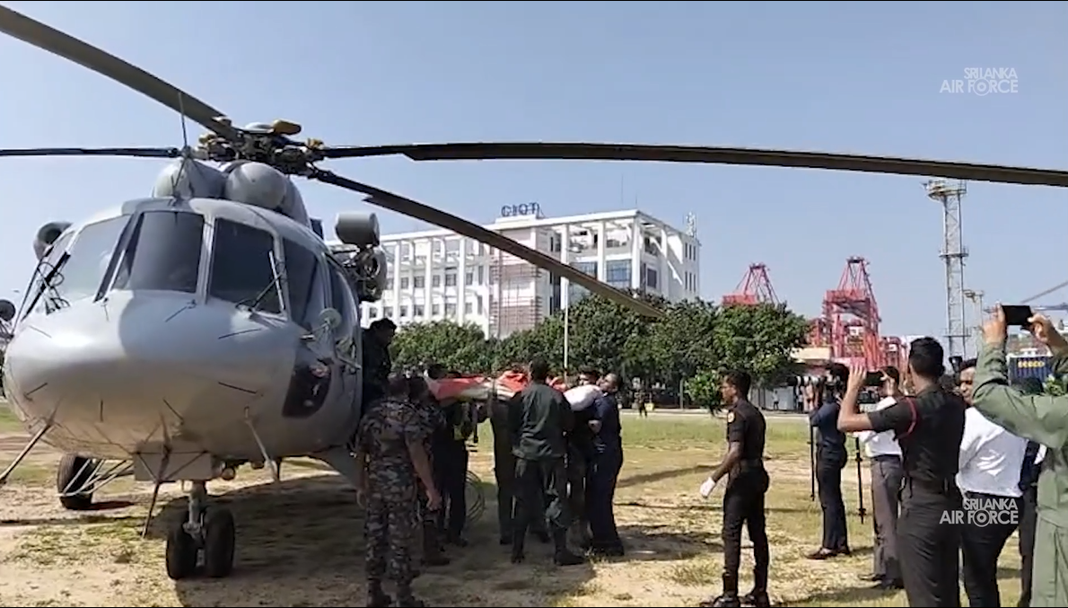 கொத்மலை பகுதியில் மீட்பு பணியில் ஈடுபட்ட இந்திய மீட்பு படையினர்!