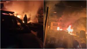 ஜம்மு-காஷ்மீரில்  காவல் நிலையத்தில் வெடிவிபத்து- 9 பேர் உயிரிழப்பு!