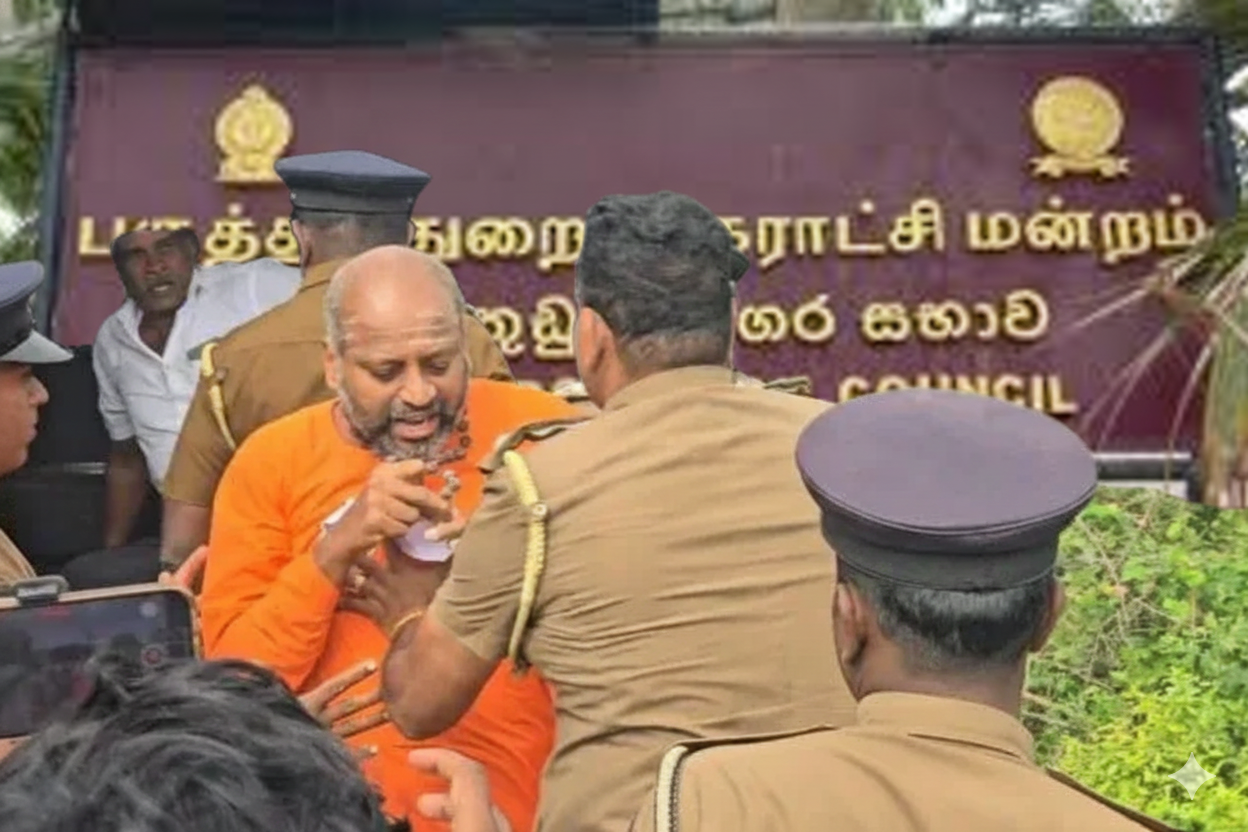 தையிட்டியில் வேலன் சுவாமி உள்ளிட்டவர்கள் மீது மேற்கொள்ளப்பட்ட தாக்குதலுக்கு பருத்தித்துறை நகர சபையில் கண்டனம்