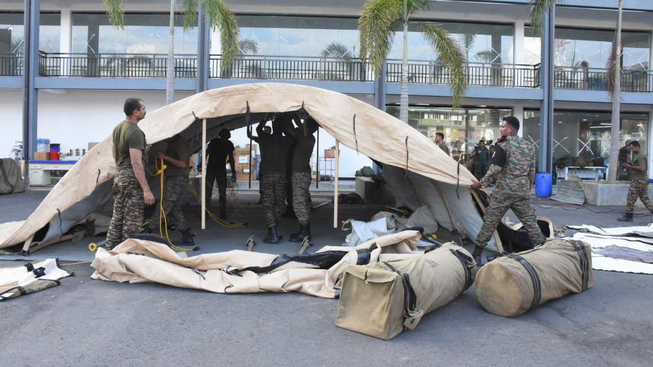 இந்திய மருத்துவக் குழுவால் அமைக்கப்படும் செயல்படும் கள மருத்துவமனை!