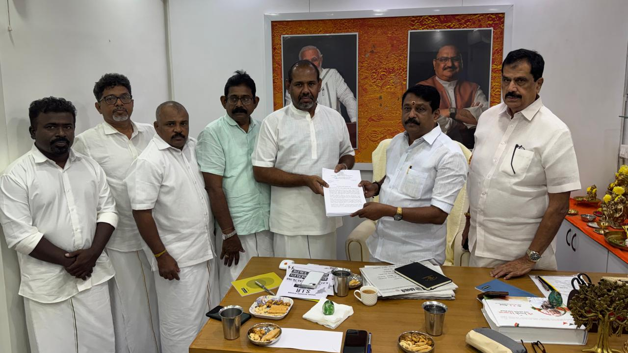 பா.ஜ.க.வின் தமிழக மாநில தலைவருடன் தமிழ்த் தேசிய பேரவையினர் சந்திப்பு!