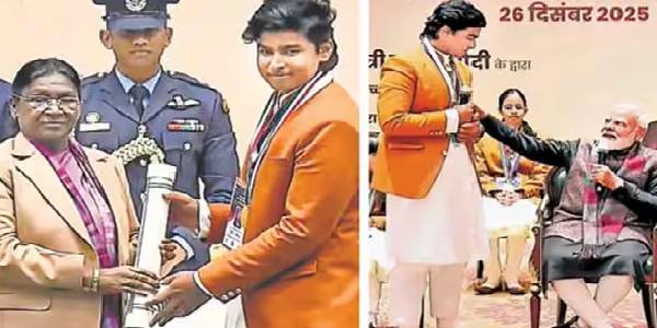 பிரதமரின் ராஷ்ட்ரிய பால புரஸ்கார் விருது வழங்கி கெளரவிக்கப்பட்டார்  வைபவ் சூர்யவன்ஷி!