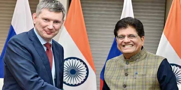 ரஷ்ய அமைச்சருடன் மத்திய அமைச்சர் பியூஷ் கோயல் சந்திப்பு!