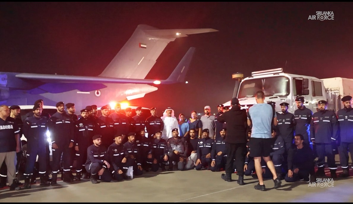 ஐக்கிய அரபு அமீரகத்தில் இருந்து நிவாரணங்கள் அடங்கிய நான்காவது விமானம் நாட்டை வந்தடைந்தது!