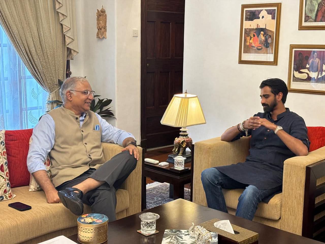 இந்திய உயர்ஸ்தானிகர் – ஜீவன் தொண்டமான் சந்திப்பு!